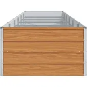 vidaXL Verhoogde plantenbak Lichtbruin 480 x 80 x 45 cm