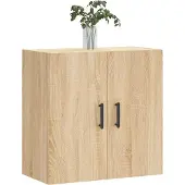 vidaXL Wandkast 60x31x60 cm bewerkt hout sonoma eikenkleurig