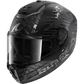 Shark Spartan RS Reptaia, integraalhelm ,Mat Zwart/Grijs/Wit ,L