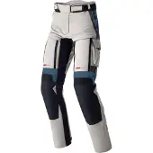 Rst Pro Series Adventure D3O, waterdichte stoffen broek ,Lichtgrijs/Zwart/Blauw/Rood ,M