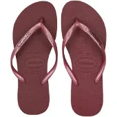Havaianas HAV. SLIM LOGO METALLIC AMARANTH Dames Slippers - amaranth
