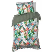 De Witte Lietaer Dekbedovertrek Barbados Treetop Satijn-140 x 200 / 220 cm | 1-Persoons