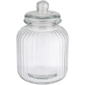 Assheuer & Pott Voorraadpot - Bewaarpot - Glas - Ø 17,5 cm - Ø 9 cm - Vaatwasserbestendig - Breukvast