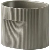 Muuto Bloempot Ridge Taupe 15 cm