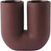 Muuto Kink Vaas 26 Cm - Vazen Aardewerk Deep Red - KNKVAS26A06