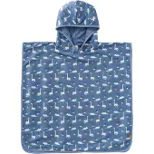 Fresk Dinosaur Poncho Blauw