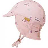 Fresk UV 50+ Zonnehoed voor kinderen 74 – Beschermende Reishoed – Hoofdbescherming Meisjes - Roze - Surf Girl