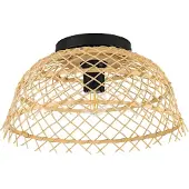 Eglo Rotan plafondlamp Ausnby Ø 37cm