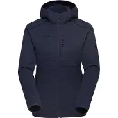 Mammut - Women's Arctic IV Midlayer Hooded Jacket - Fleecevest S, blauw