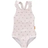 Fresk [Badpakken] 110 -Zwemkleding met UV-bescherming UPF 50 - Sneldrogend - Tweedelig Zwempak - Bikiniset Meisjes - Ecru - Berries