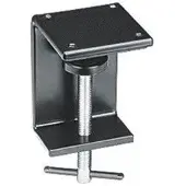 Waldmann Tafelklem voor LED-licht ROCIA, TANEO & TEVISIO, klembereik 0-65 mm, staal, zwart