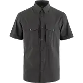Fjällräven Blouse Men Abisko Trekking SS Dark Grey-S