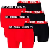 Puma Boxershorts rood / zwart / wit