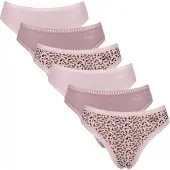 Sloggi Slip bruin / rosa / oudroze