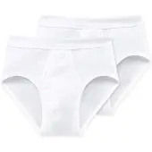 Schiesser Slip zwart / wit