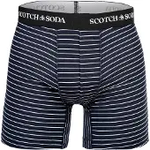 Scotch & Soda Boxershorts blauw / marine / zwart / wit