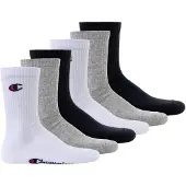 Champion Sportsokken grijs gemêleerd / rood / zwart / wit