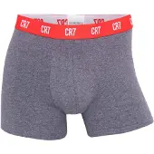 Cr7 - Cristiano Ronaldo Boxershorts donkerblauw / grijs gemêleerd / lichtrood / wit