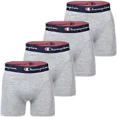 Champion Boxershorts navy / lichtgrijs / bloedrood / wit