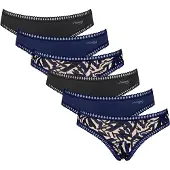 Sloggi Slip beige / blauw / zwart