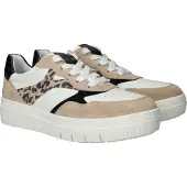 Tamaris Sneakers laag ombergrijs / cappuccino / zwart / wit