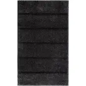 Casilin Badmat Antislip 60x100cm Ray - Waterabsorberende Badkamermat - Wasbaar en Sneldrogend - Voor Douche en Bad - Hoogpolig - Acryl - Rechthoek - Grijs, Donkergrijs