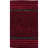 Casilin Badmat Antislip 70x120cm Lima - Waterabsorberende Badkamermat - Wasbaar en Sneldrogend - Voor Douche en Bad - Hoogpolig - Acryl - Rechthoek - Rood