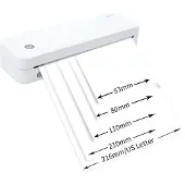 INF A4 Mini Draagbare Thermische Printer - Draadloze Bluetooth Connectiviteit