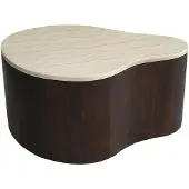Starfurn Salontafel Lovi - Organisch Bruin Hout - 77x60x35cm