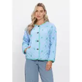 Ydence Dames Jassen Jacket Robylin - Lichtblauw - Maat XXL