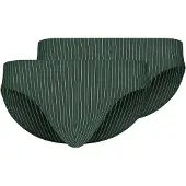Skiny Slip donkergroen / wit