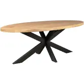 Starfurn Eettafel Dakota 180cm Ovaal Naturel