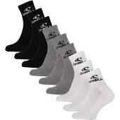 O'Neill Sportsokken unisex quarter 9-pack effen multi