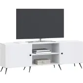 vidaXL TV Kast 150 x 31 x 50 cm Wit Bewerkt hout