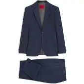HUGO Tweedelig extra slim-fit pak van geruit twill