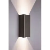 Nowodvorski Lighting Wandlamp Bergen, dimbaar, zwart, Woon-/ Eetkamer, metaal, Modern, wandlamp