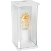 Lucide CLAIRE - Wandlamp Binnen/Buiten - 1xE27 - IP54 - Beweging & dag/nacht sensor - Wit