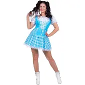Coppens Dirndl jurk aqua - Polyester - Oktoberfest | Maat 34