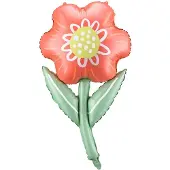 Party-Decoration Partydeco - Folieballon Bloem (96 cm)