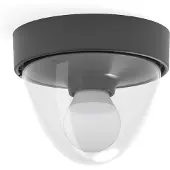 Lyora Zwarte plafondlamp Nook voor buiten