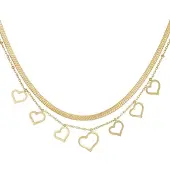 Yehwang chunky heart ketting