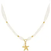 Yehwang Zeester & Parel Ketting