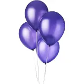 Party Deco Metallic Paarse ballonnen (50st)