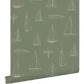 ESTAhome behang boten groen - 50 x 900 cm - 132087