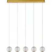 Lucide CINTRA - Hanglamp - LED Dimb. - 5x4,7W 2700K - Transparant