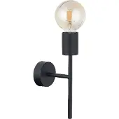 Lyora Zwarte muurlamp Radius