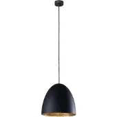 Nowodvorski Lighting Zwarte hanglamp Egg M Ø 38cm