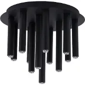 Lyora Nowodvorski Stalactite Plafondlamp, 13 lichtpunten, zwart
