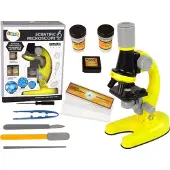 Leantoys Kindermicroscoop. Educatief speelgoed. Geel