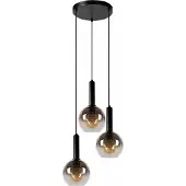 Lucide MARIUS - Hanglamp - Ø 48,5 cm - 3xE27 - Zwart